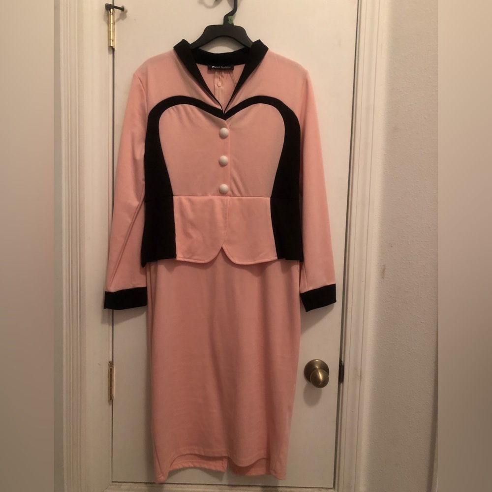 Pink color dress